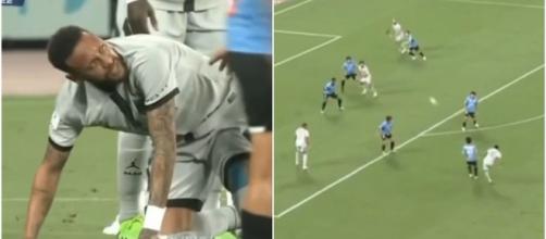 PSG : Le match catastrophique de Neymar contre Kawasaki fait parler (capture YouTube)