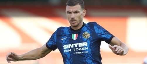 Dzeko nerazzurro: esordio con gol con l'Inter Foto - Sportmediaset - mediaset.it