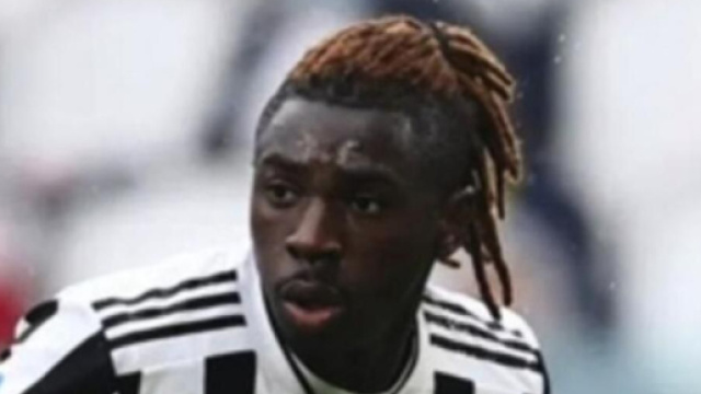 Moise Kean, giocatore della Juventus.