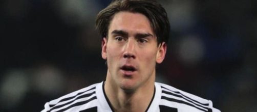 Dusan Vlahovic, giocatore della Juventus.