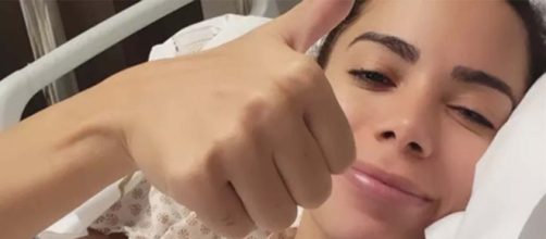 Anitta recebeu alta de hospital em São Paulo (Reprodução/Instagram)