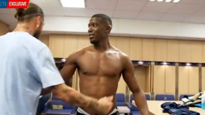 Mukiele impressionné devant Sergio Ramos. (crédit Twitter)