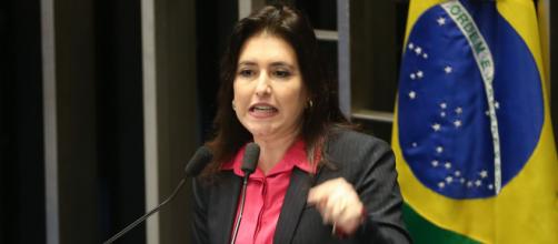 A candidata do MDB à Presidência, Simone Tebet (Agência Brasil)