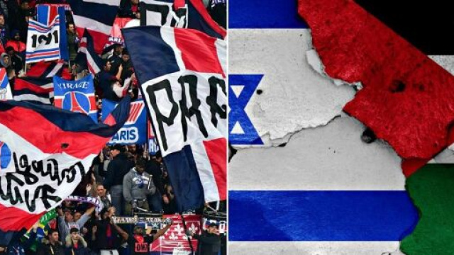 PSG : la banderole hostile à Israël des Ultras fait parler (captures YouTube)