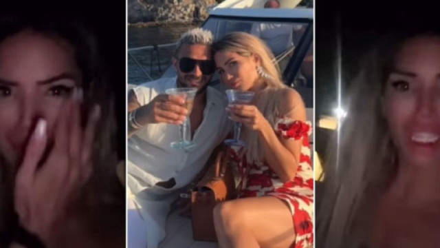 Manon et Julien Tanti en panique, leur bateau coule en pleine mer et les secours tardent à venir les sauver.