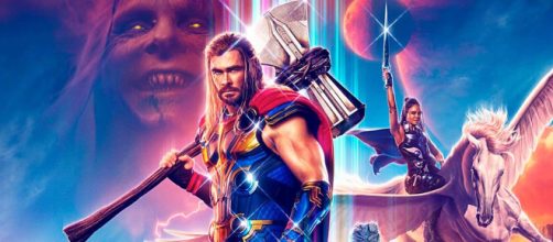 Arte do filme 'Thor: Amor e Trovão' (Divulgação)