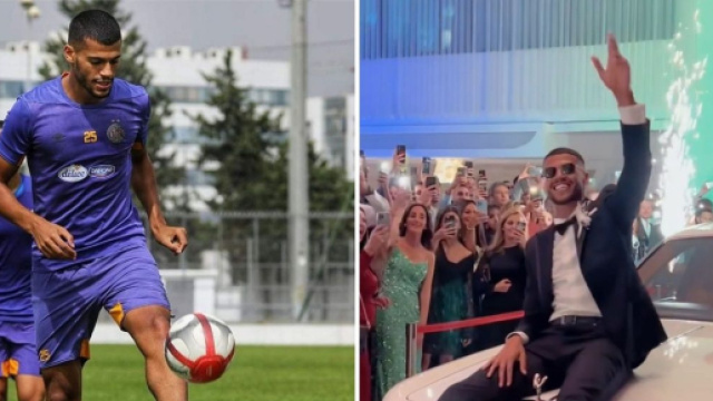 Le mariage 'malaisant' d'un joueur franco-tunisien fait le buzz (capture YouTube)