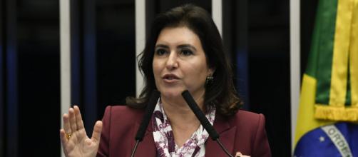 Candidata Simone Tebet (MDB) diz que programas sociais não podem ter 'fim eleitoreiro' (Agência Brasil)