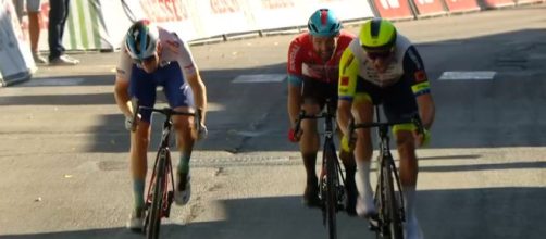 Ciclismo, la vittoria di Alexander Kristoff al Circuito Franco Belga.