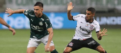 Corinthians volta a campo após queda na Libertadores (Cesar Greco/Palmeiras)