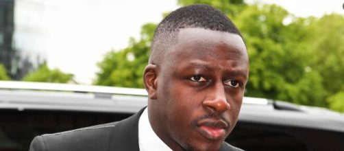 Benjamin Mendy au tribunal de Chester ce lundi pour le deuxième jour de son procès. (crédit Twitter)