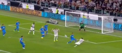 Le premier but de Di Maria avec la Juventus affole Twitter (capture YouToube)