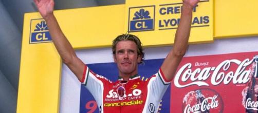 L'ex campione di ciclismo Mario Cipollini