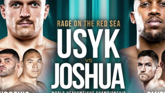 Boxe: Usyk vs Joshua II a Jeddah, sabato 20 agosto in diretta streaming su DAZN.