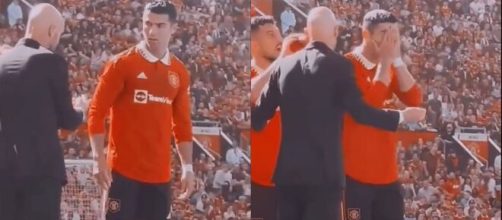 Manchester United et Cristiano Ronaldo pourraient bientôt se séparer. (crédit Twitter)