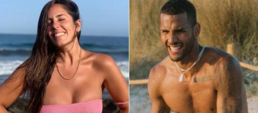 Anabel Pantoja y Yulen Pereira están en las playas de Ibiza durante estos días de verano (Captura Collage RRSS)