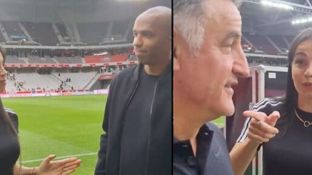 Henry réuni avec Galtier sur l'antenne de Prime Video (crédit Twitter Prime Video)