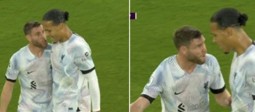 La colère de Milner contre Van Dijk sur le but de Sancho fait le buzz (capture YouTube)