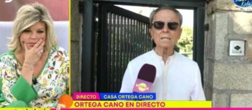 Ortega Cano hizo una broma al reportero de 'Sálvame' (Captura de pantalla de Telecinco)
