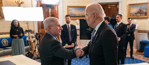 Biden extended his “deepest thanks” to Fauci (Image source: White House Photo by Adam Schultz/Flickr)