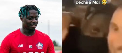 Mohamed Bayo sanctionné par le LOSC après une sortie nocturne avant la rencontre face au PSG. (crédit Twitter)