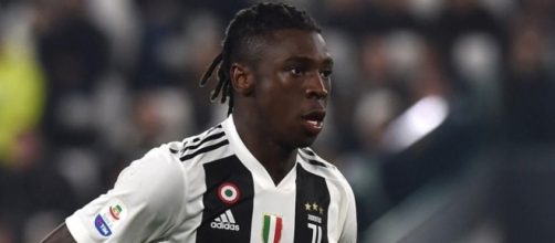 Moise Kean, giocatore della Juventus.