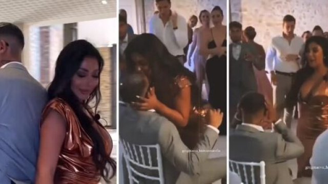 Maeva Ghennam et Greg Yega très proches durant le mariage de Nikola et Laura
