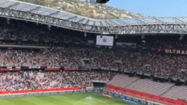 Nice - OM : Interdit de stade, un fan marseillais présent à l'Allianz Riviera fait le buzz (capture YouTube)