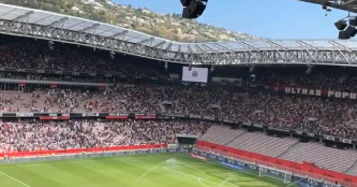 Nice Om Interdit De Stade Un Fan Marseillais Present A L Allianz Riviera Fait Le Buzz