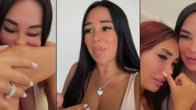 Milla Jasmine (Les Cinquante) choquée et bouleversée à l'aéroport. Elle craque avec sa sœur Safia Alba.