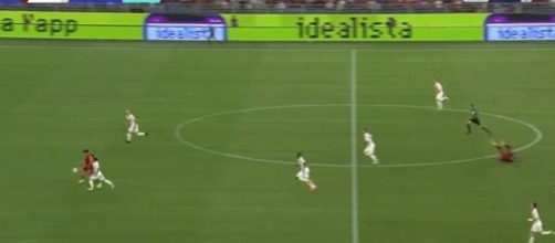 La course folle de Dybala pour son premier but avec l'AS Roma enflamme Twitter (capture YouTube)