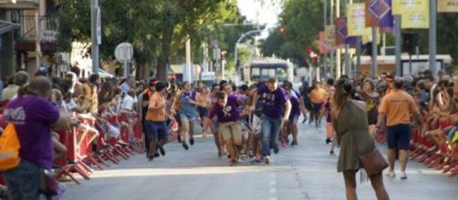 Una de las actividades de la Fiesta Mayor de Mollet de Vallès, donde se realizó la polémica carrera (molletvalles.cat)