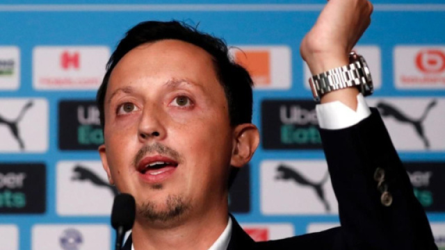 Pablo Longoria et l'OM vont animer la dernière journée du mercato. (crédit Twitter)