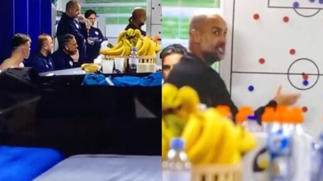 Guardiola motive ses troupes en leur demandant de faire comme Leo Messi. (crédit Twitter)