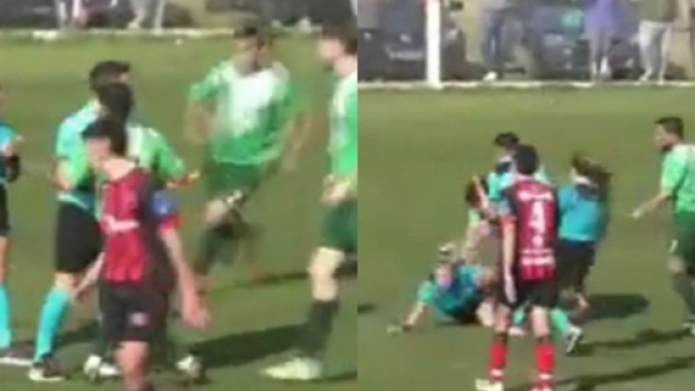 Un joueur agresse violemment une femme arbitre et se fait suspendre à vie (capture YouTube)