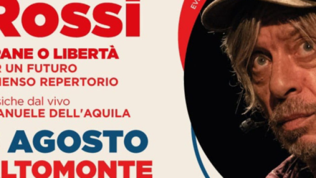 Altomonte, Festival Euromediterraneo: il 5 agosto l'esibizione di apertura di Paolo Rossi