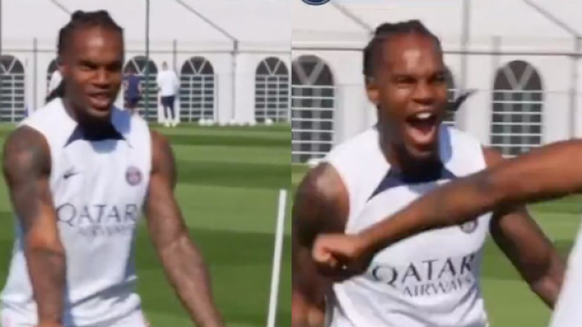 Renato Sanches déjà bien intégré au PSG. (crédit PSG Twitter)