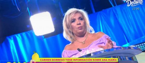 Carmen Borrego ha hablado con un familiar de Ana María Aldón (Captura de pantalla de Telecinco)