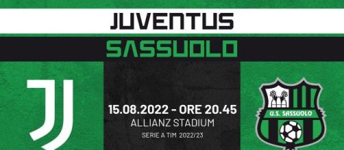 Juventus-Sassuolo si gioca il 15 agosto.