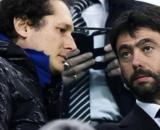 John Elkann e il presidente della Juventus Andrea Agnelli.