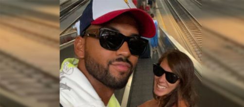 Anabel Pantoja disfruta junto a Yulen Pereira en tierras sevillanas (Captura Twitter @anabelxyulen)