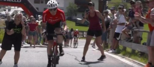 Ciclismo, il vincitore della Maratona delle Dolomiti Stefano Stagni