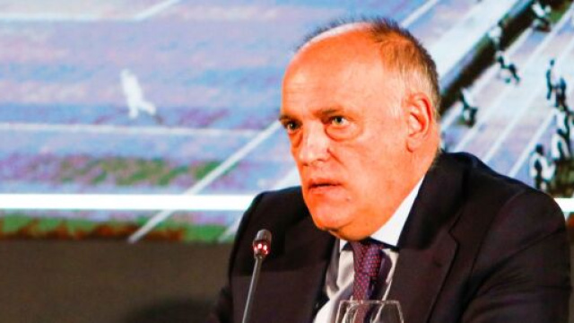 Javier Tebas a encore tacl&eacute; le PSG, Mbapp&eacute; et la Ligue 1. (cr&eacute;dit Twitter)