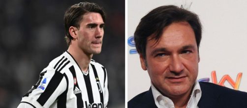 Caressa su Vlahovic: 'In questo momento non può giocare con la Juventus'.