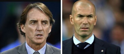 Mancini e Zidane sarebbero due delle alternative qualora la Juventus decidesse di esonerare Allegri