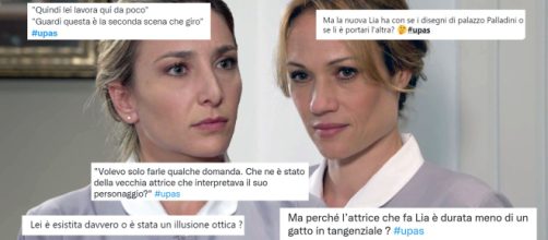 Un posto al sole Lia Longhi interpretata da Chiara Mastalli e poi da Giuliana Vigogna, ironia sui social.