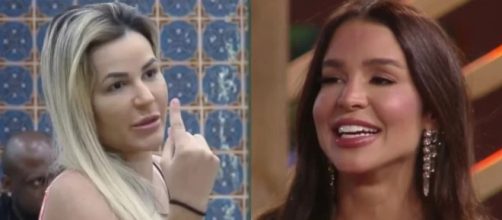 Deolane desmascara Kerline (Fotomontagem/Reprodução/RecordTV)