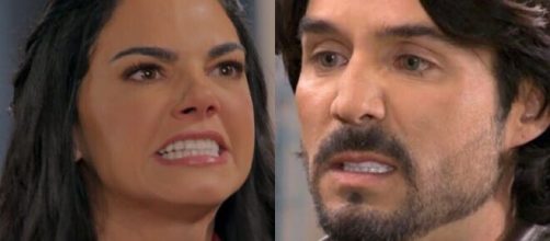 Rafael fica com raiva de Fernanda. (Reprodução/SBT)