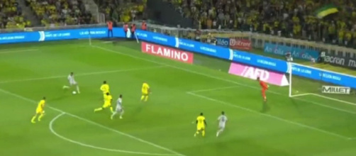 Nantes - PSG : Le 'golazo' de Kylian Mbappé retourne Twitter (capture Youtube)