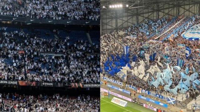 Les fans de Francfort préparent un plan pour venir garnier le Stade Vélodrome. (crédit Twitter)